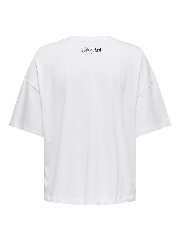 Product POLERA ASTA ESTAMPADA - Bright White Print:ART - Image 5