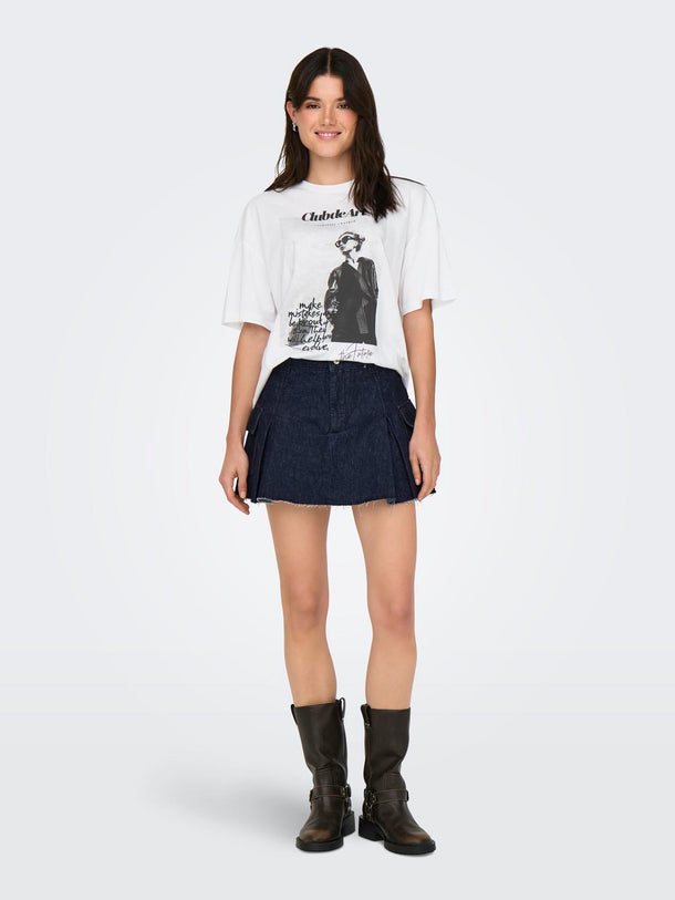 Product POLERA ASTA ESTAMPADA - Bright White Print:ART - Image 2