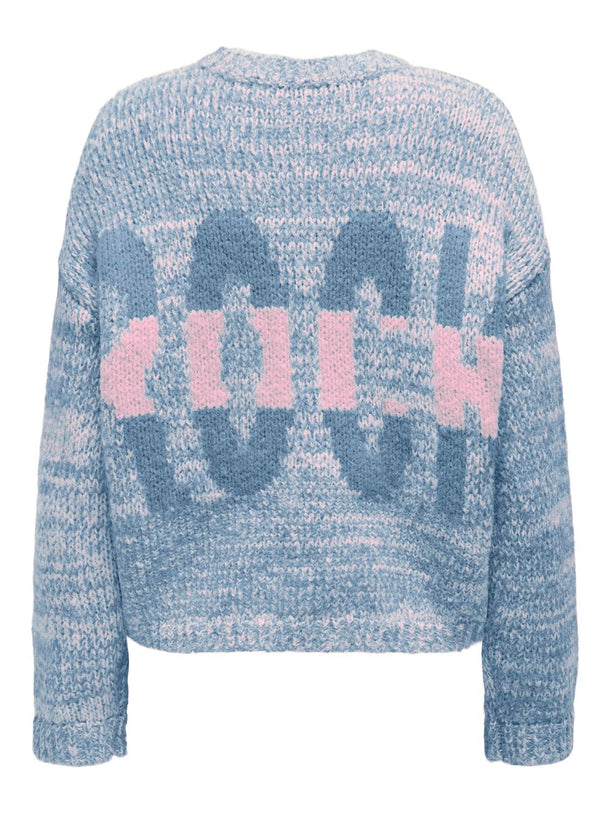 Product SWEATER ALYSSA - Soft Chambray Detail:Bonbon/Birch - Image 2