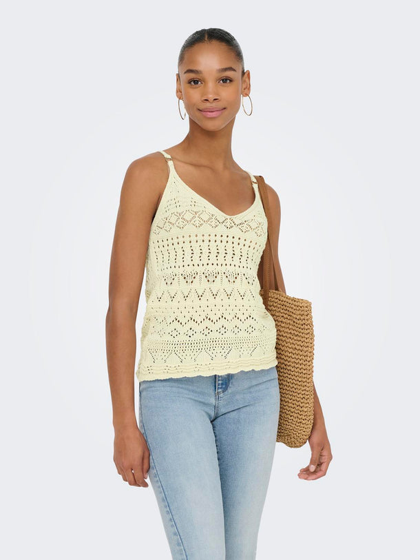 Product TOP TEJIDO SIN MANGAS VINA-Ecru - Image 5