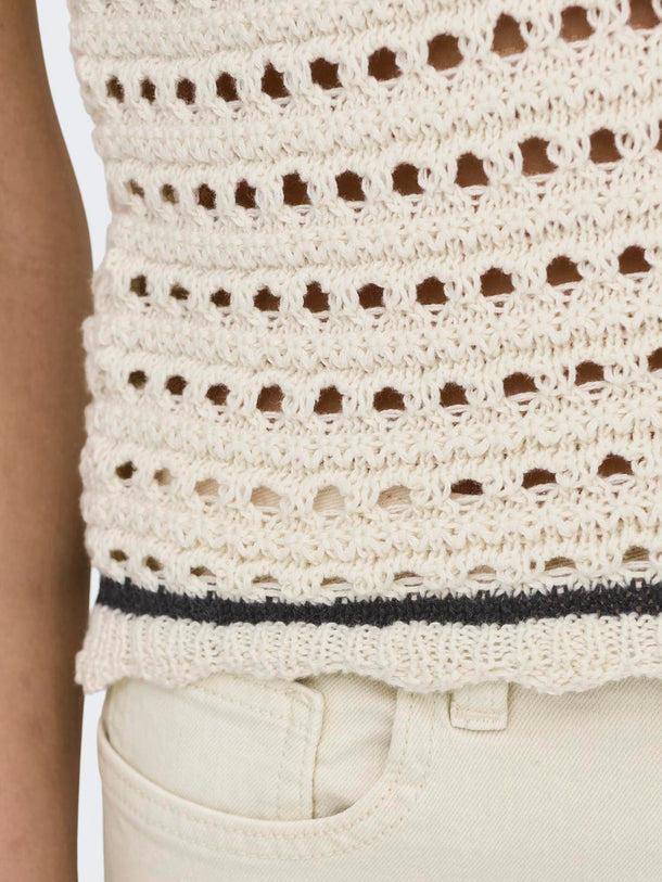 Product TOP MINNIE TEJIDO - Birch Detail:BLACK - Image 7