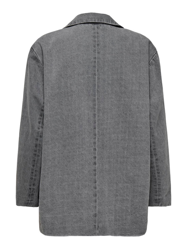 Product BLAZER DENIM CON BOTONES CORY-Medium Grey Denim - Image 5
