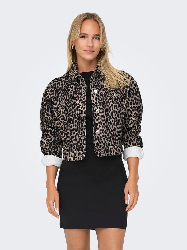 Product CHAQUETA ANLIE - Black AOP:LEO - Image 2