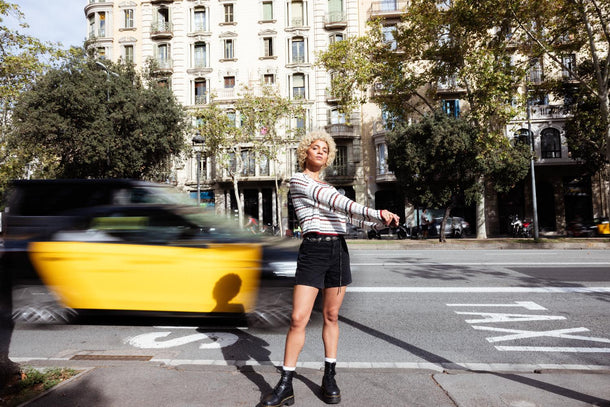 Product SHORT DENIM WESTERN CON CINTURÓN VEGA-Washed Black - Image 6