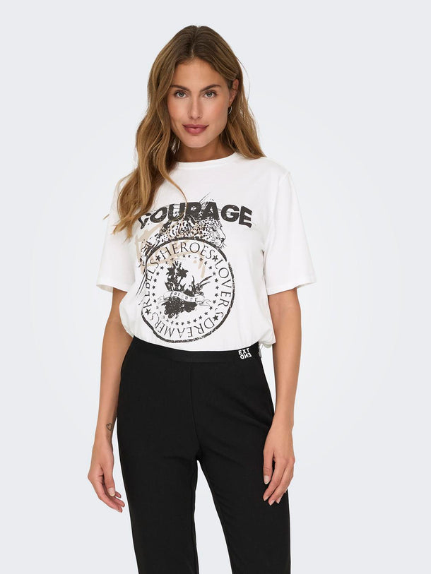 Product POLERA LULU - Bright White Print:Courage posh - Image 1