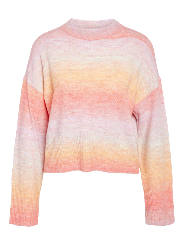 Product SWEATER LIVA - Flamingo Pink Detail:OMBRE MULTICOLOR - Image 4