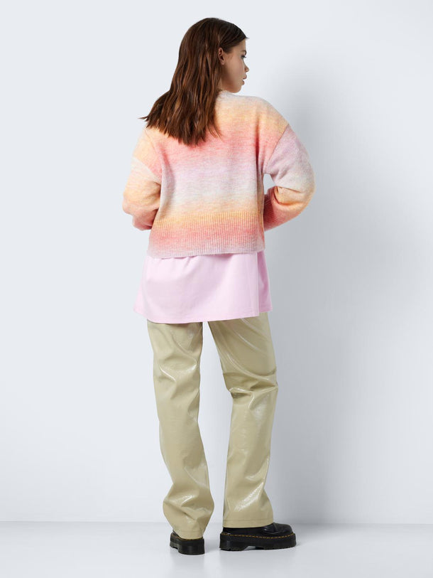 Product SWEATER LIVA - Flamingo Pink Detail:OMBRE MULTICOLOR - Image 2