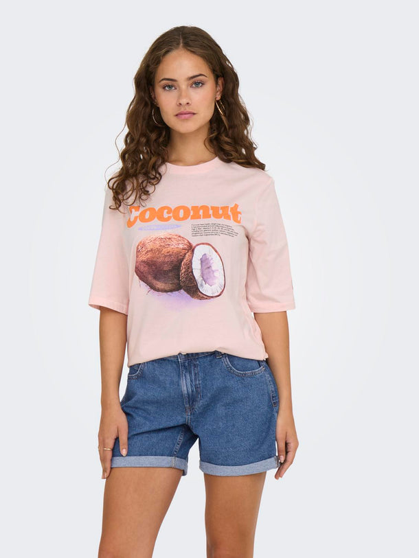 Product POLERA ESTAMPADA PHOEBE-Mauve Chalk Print:Coconut - Image 4