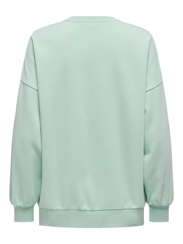 Product POLERÓN OVERSIZE ESTAMPADO INDA-Birds Egg Green Print:Electric dreamer - Image 2