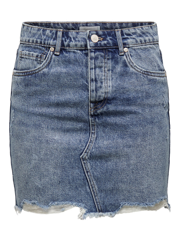 Product FALDA SKY DENIM Y ROTURAS - Light Blue Denim - Image 5