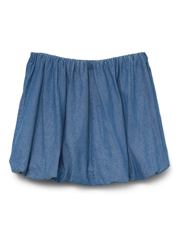 Product FALDA BALLOON DENIM DORA-Medium Blue Denim - Image 5