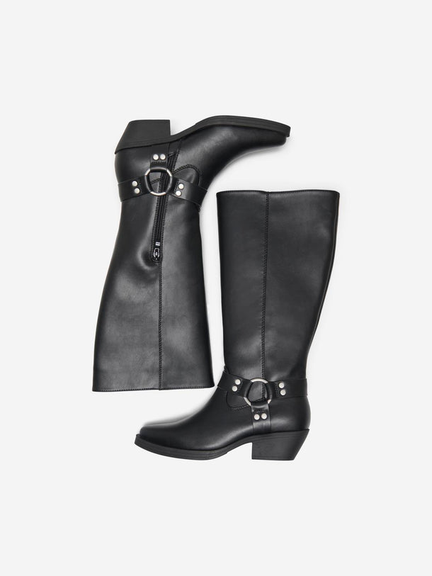 Product BOTAS BIKER EFECTO CUERO BRONCO-Black - Image 1