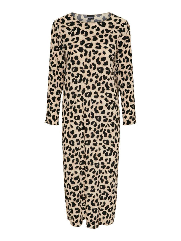 Product VESTIDO ALBA - Black AOP:LEO - Image 4