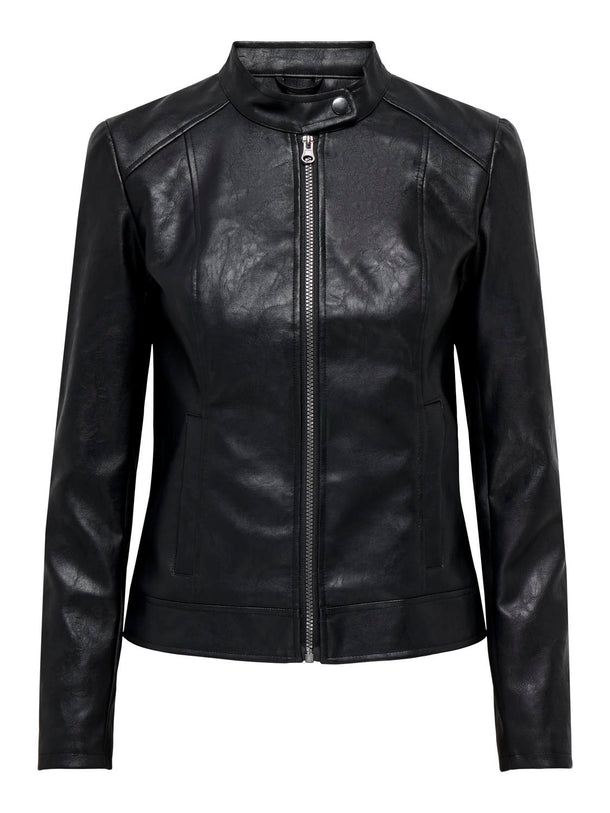 Product CHAQUETA EMILY EFECTO PIEL-Black - Image 1