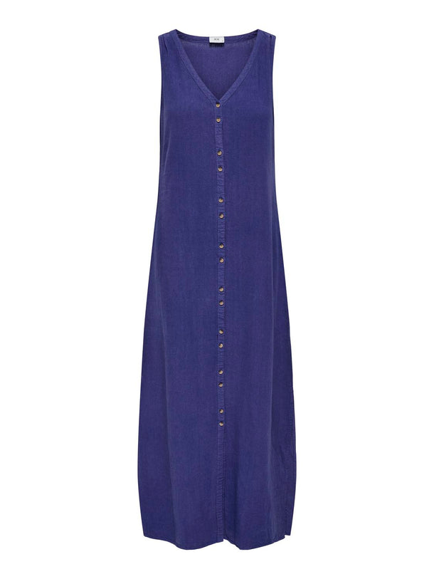 Product VESTIDO MAXI LINO SAY-NAVY BLUE - Image 1