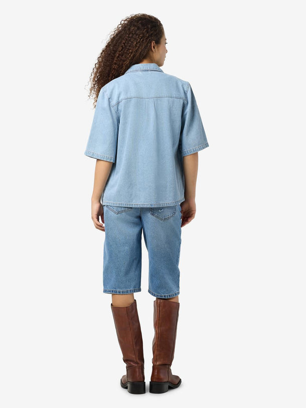 Product CAMISA DENIM ELVI - Light Blue Denim - Image 2