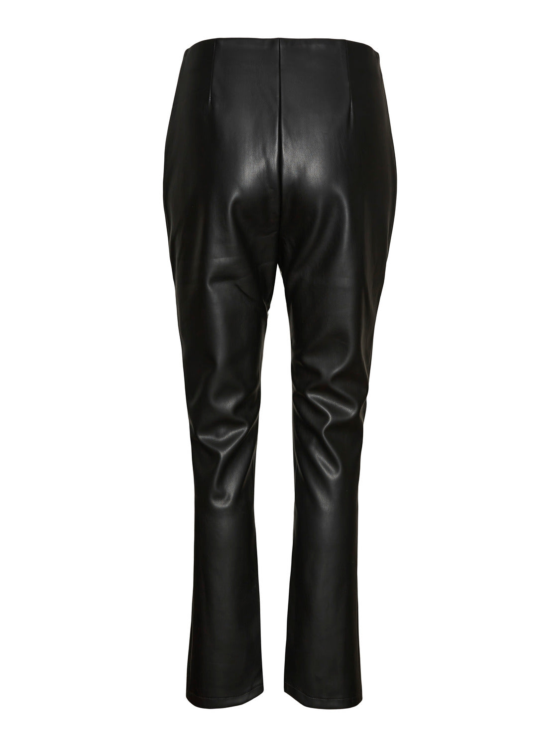 PANTALÓN EFECTO CUERO SOLA - Black