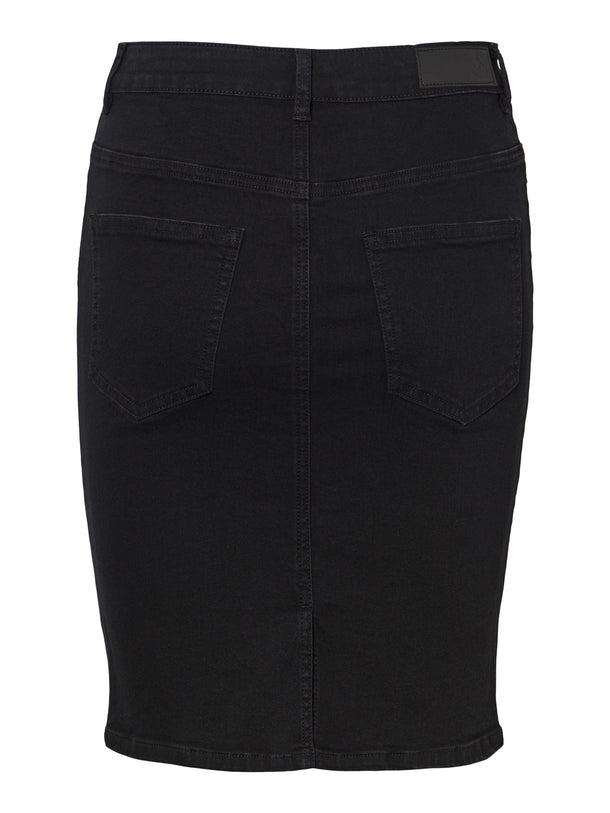 Product FALDA NINE DENIM TIRO ALTO - Black - Image 4