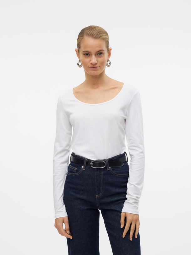 Product TOP MAXI  - Bright White - Image 1