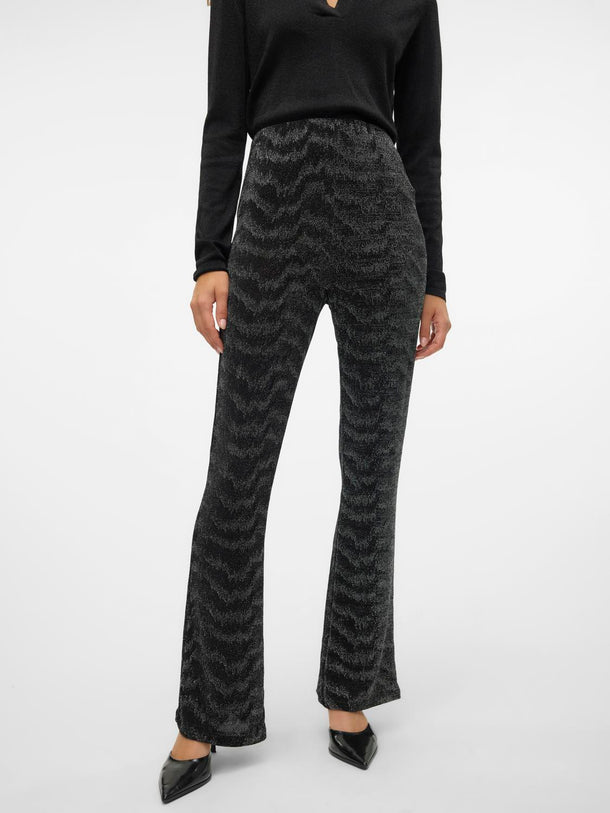 Product PANTALON LUCY - Black Detail:SILVER LUREX - Image 5