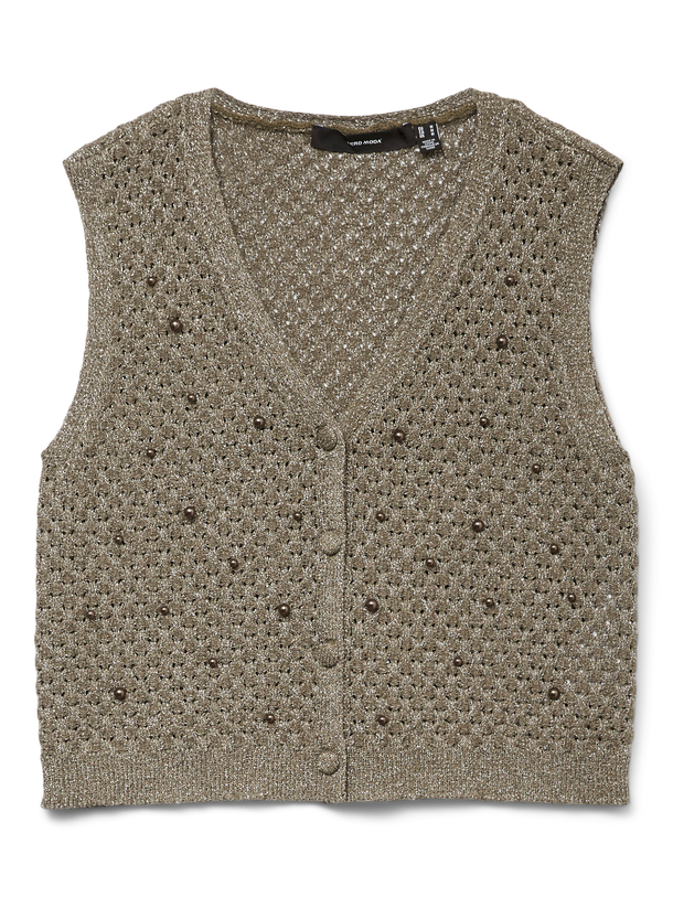 Product CHALECO TEJIDO AMALFI-Kalamata Detail:W. SILVER LUREX - Image 1