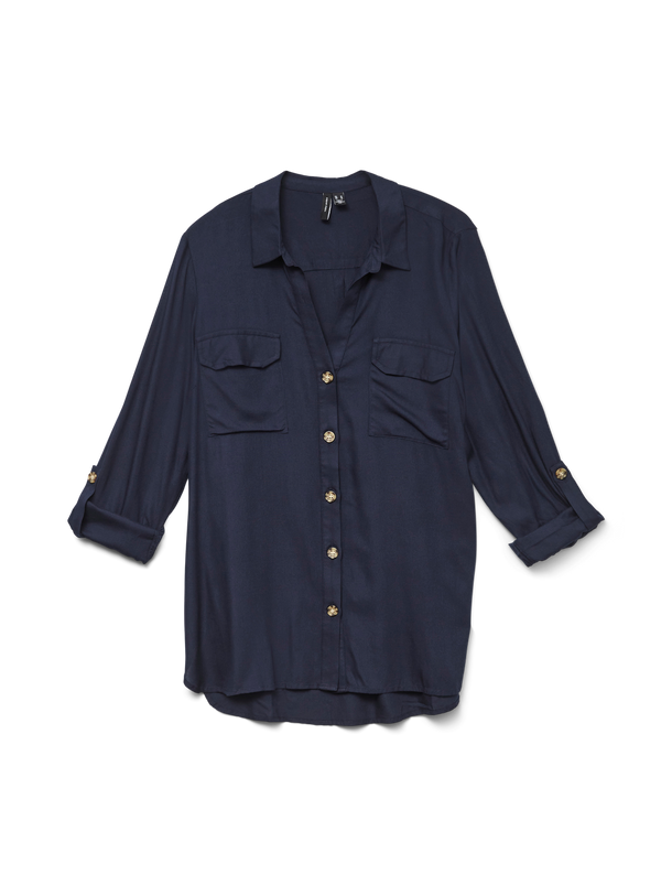 Product CAMISA BUMPY  - Navy Blazer - Image 4