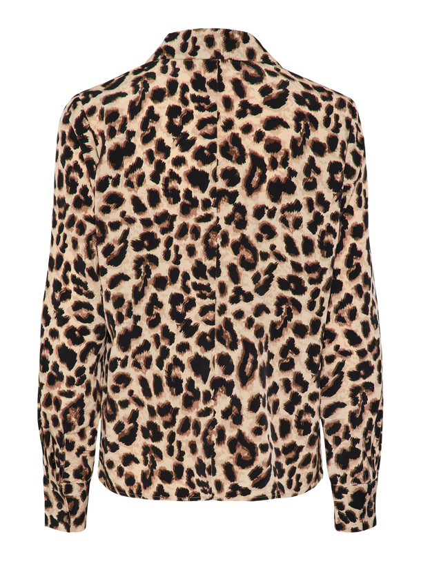 Product CAMISA JULINA - Black AOP:LEO - Image 2