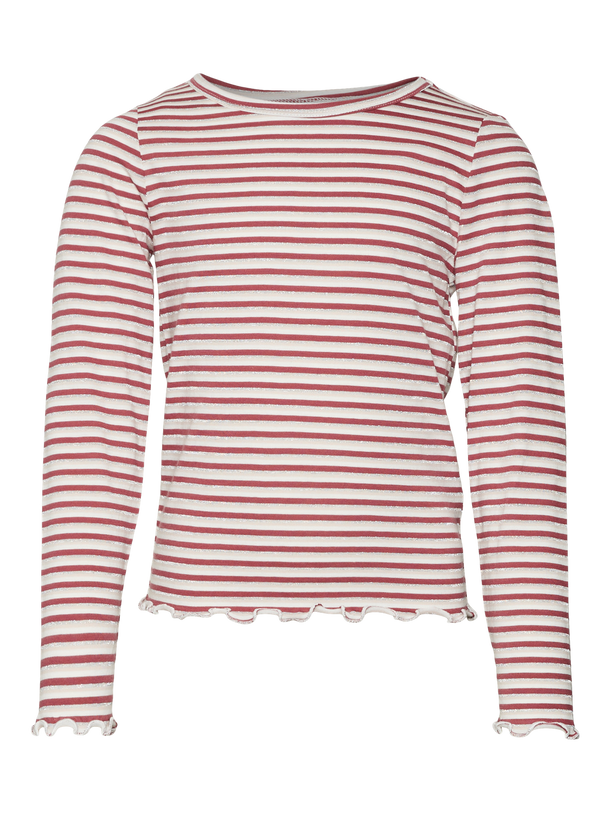 Product TOP GLITTER - Dry Rose Stripes:Mixed colors & lurex - Image 1