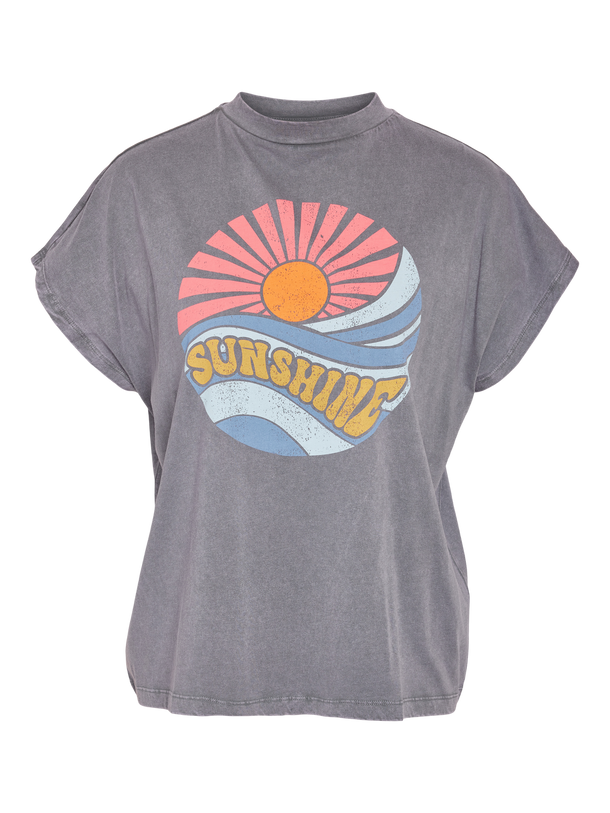 Product POLERA BOHDI - Charcoal Gray Print:ACID WASH - SUNSHINE - Image 1