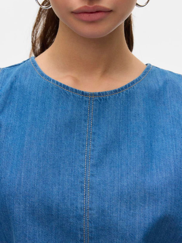 Product TOP DENIM JESSICA - Light Blue Denim - Image 6