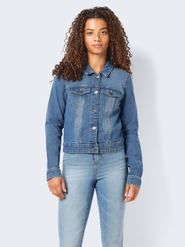 Product CHAQUETA DEBRA DENIM REGULAR FIT - Medium Blue Denim - Image 1