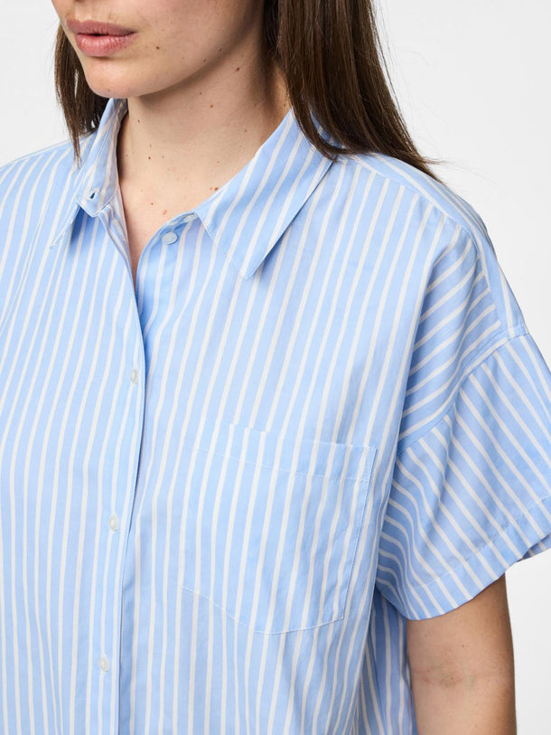 Product CAMISA RAYAS AIDA-Blue Bell Stripes:WHITE - Image 4