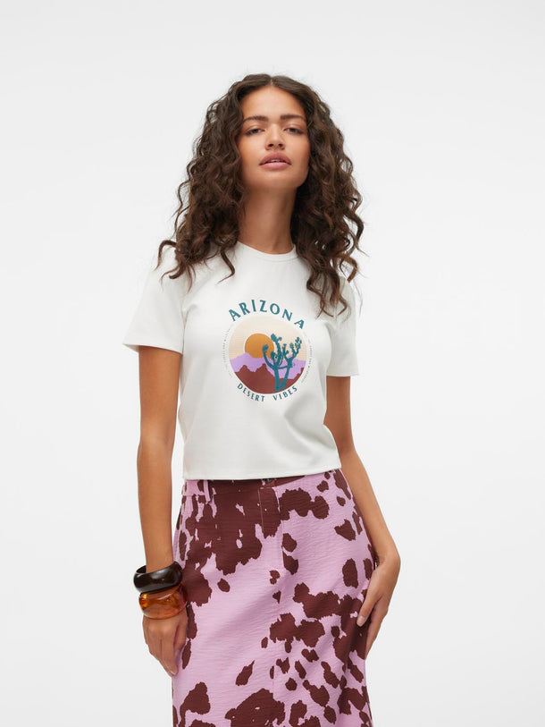 Product TOP ARIZON CROPPED - Snow White Print:ARIZONA PRINT - Image 6