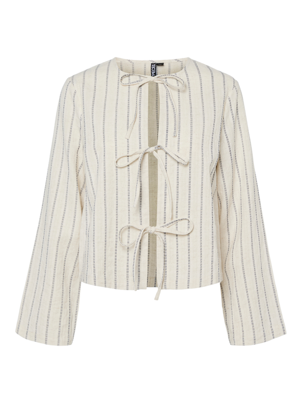 Product BLUSA LINO CON NUDO TIMBER - Birch Stripes:Ombre blue - Image 1