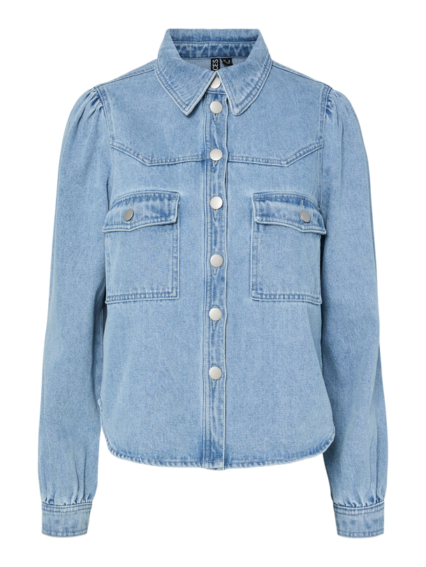 Product CAMISA SIKA - Light Blue Denim - Image 4