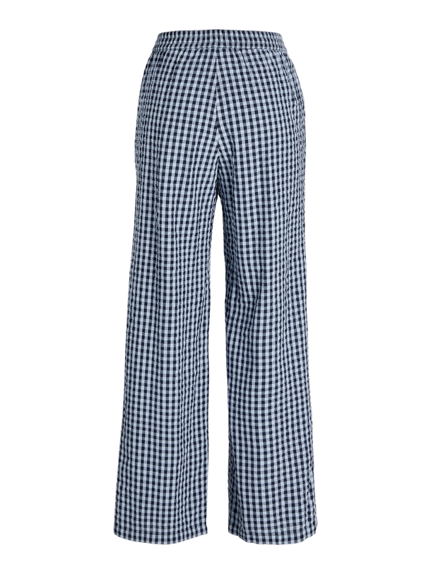 Product PANTALÓN TIRO ALTO CON CINTURA ELÁSTICA PETRA-Skyway Checks:Pea Coat - Image 2