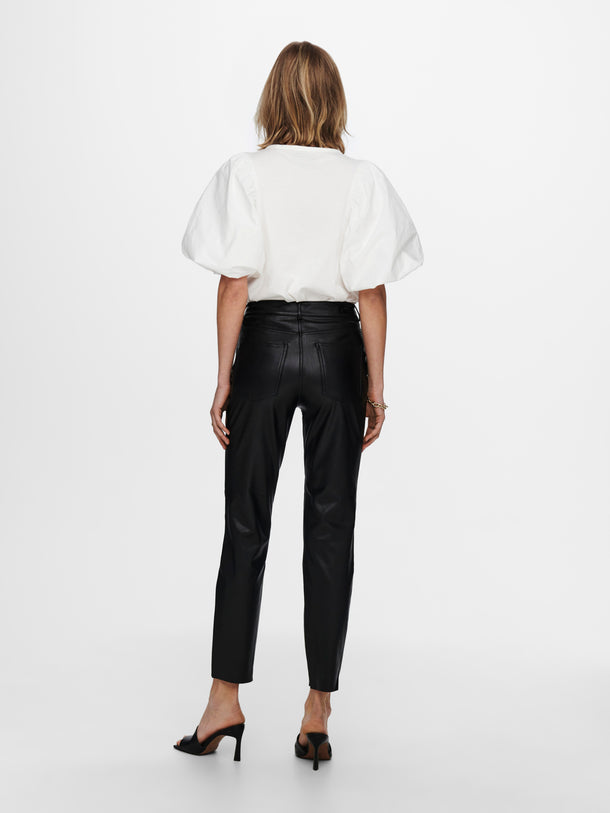 Product PANTALÓN EMILY EFECTO PIEL - Black - Image 4