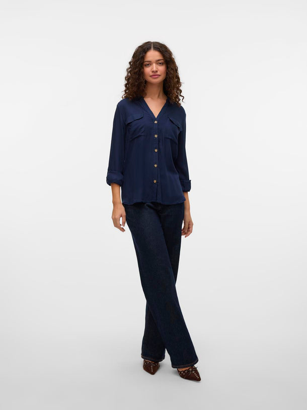 Product CAMISA BUMPY  - Navy Blazer - Image 2