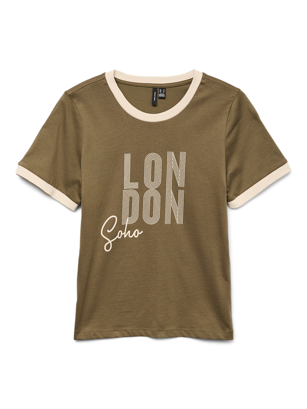 Product POLERA REGULAR ALIA-Grape Leaf Detail:BIRCH CONTRAST - LONDON - Image 4