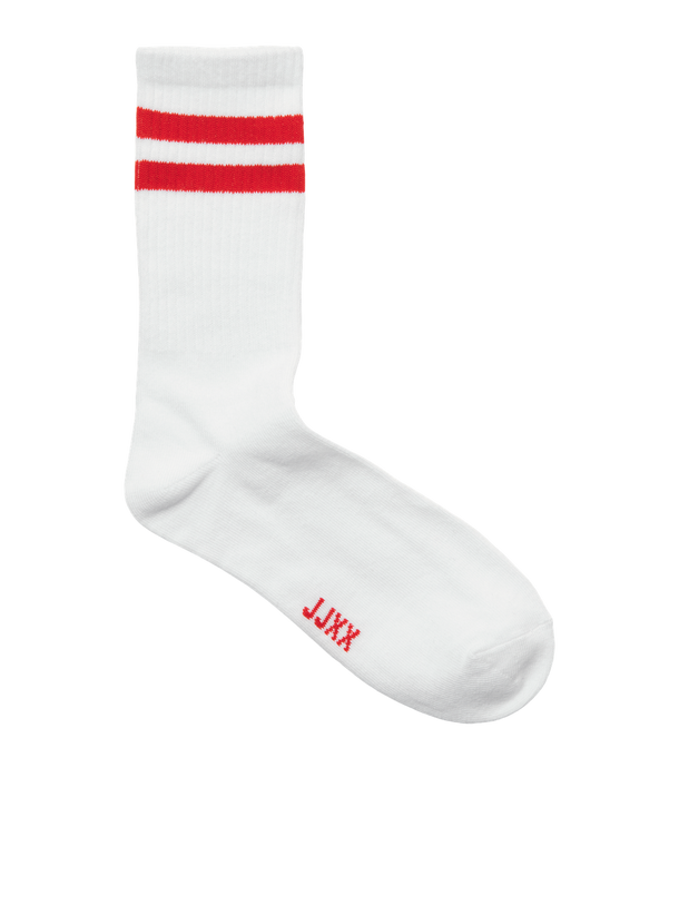 Product PACK CALCETINES ACANALADOS BASIC - White Pack:w. Racing Red/Thunderstorm/Black - Image 2