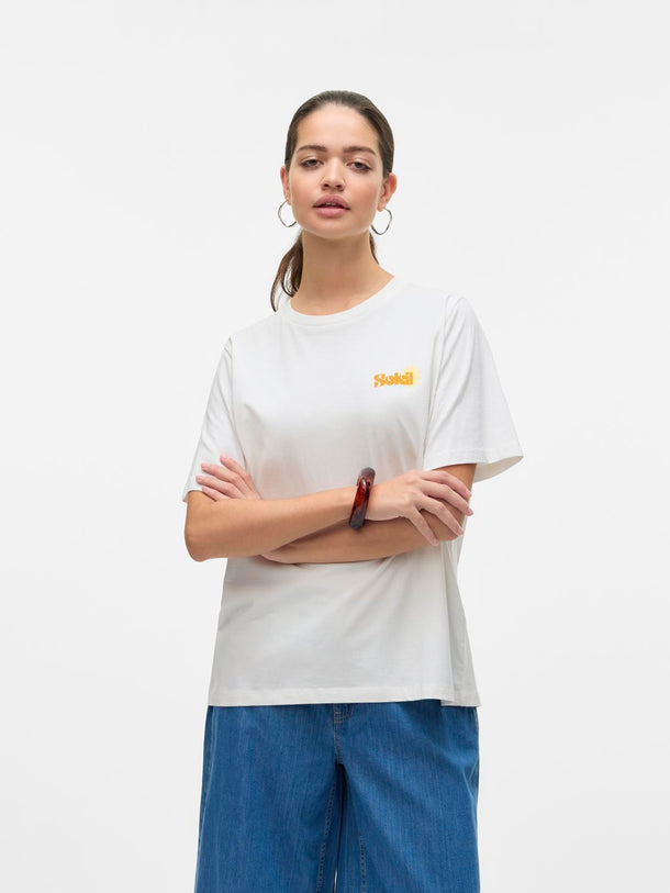 Product POLERA OVERSIZE ESTAMPADA DORIS-Snow White Print:SOLEIL - Image 1