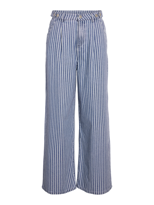 Product PANTALÓN SASTRERO RAYA DIPLOMÁTICA HERA - Medium Blue Denim - Image 5