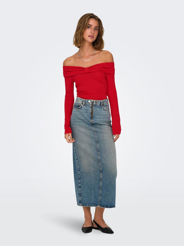 Product TOP FAYOLA - Mars Red - Image 2