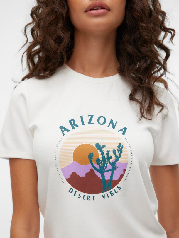 Product TOP ARIZON CROPPED - Snow White Print:ARIZONA PRINT - Image 1