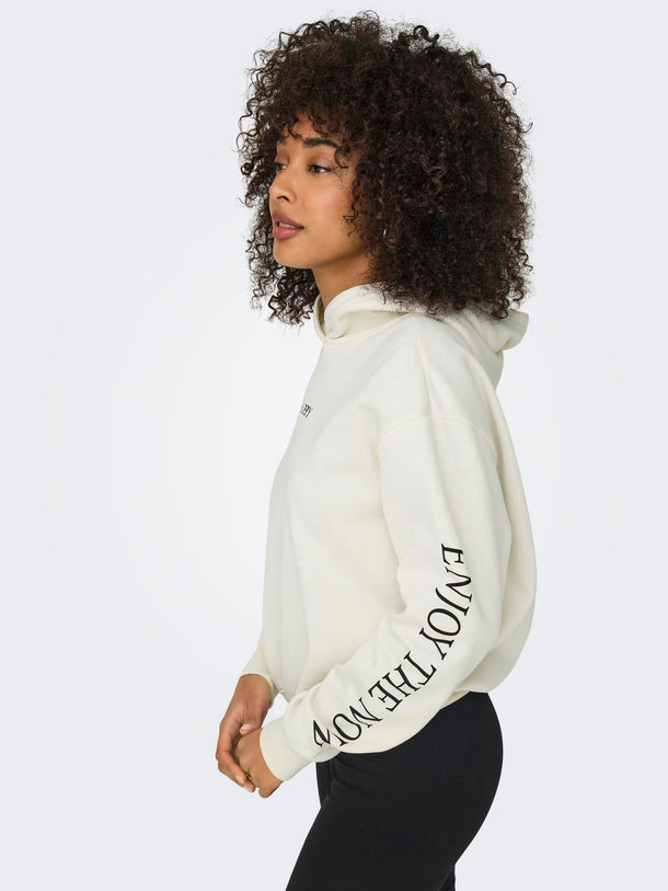 Product POLERON CASSIE - Cloud Dancer Print:Be happy + labels brooklyn - Image 4