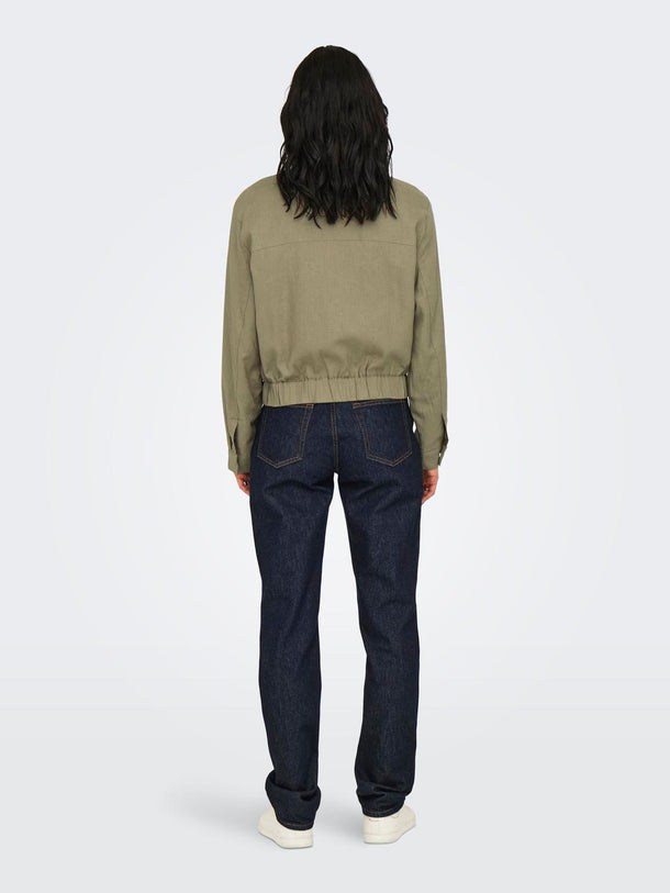 Product CHAQUETA CORTA LINO KARI-Mermaid - Image 3