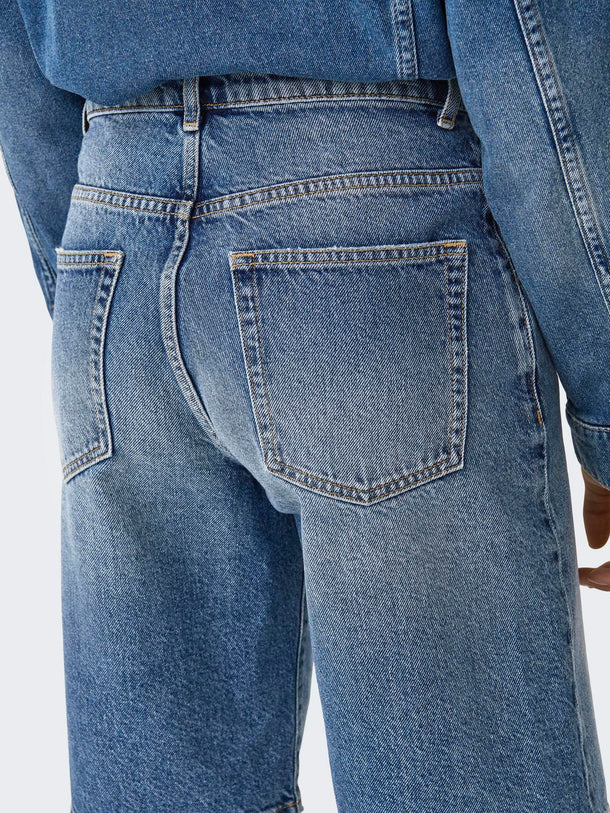 Product BERMUDA DENIM BAGGY MATE-Medium Blue Denim - Image 3