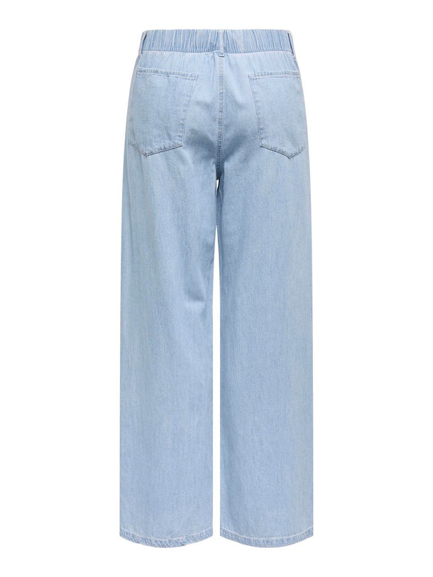 Product JEAN WIDE TIRO ALTO SABRINA-Light Blue Denim - Image 2