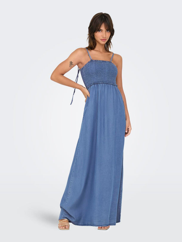 Product VESTIDO MAXI DENIM RIS-Medium Blue Denim - Image 5