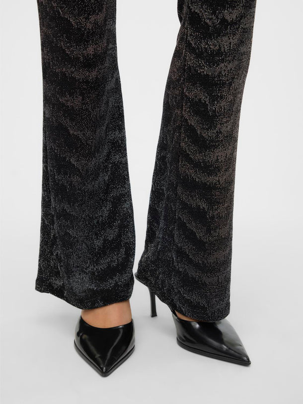 Product PANTALON LUCY - Black Detail:SILVER LUREX - Image 6